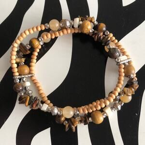 3 for $30 Unknown Brand Layered Beaded Bracelet
